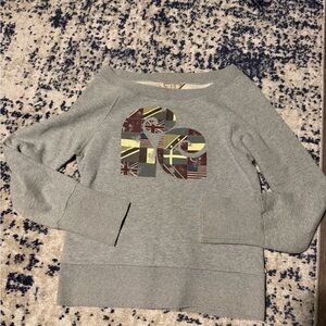 FCUK Women’s Gray Flag Graphic Sweatshirt